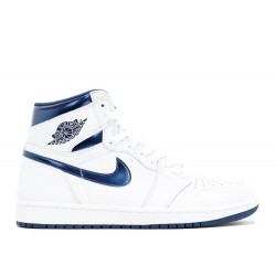 AIR JORDAN 1 RETRO HIGH OG METALLIC NAVY  555088 106