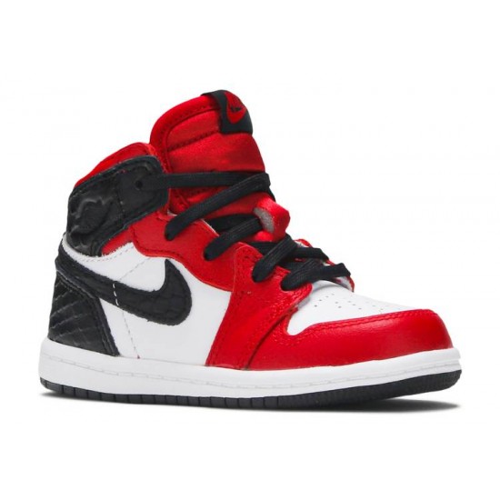 AIR JORDAN 1 RETRO HIGH OG TD SATIN RED  cu0450 601