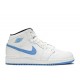 AIR JORDAN 1 RETRO MID GS LEGEND BLUE  554725 127