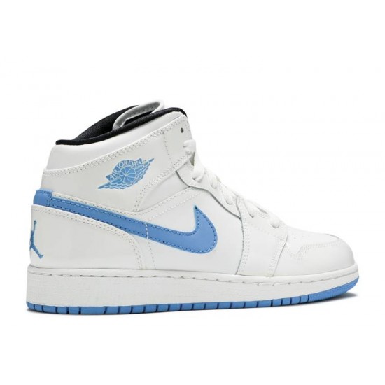 AIR JORDAN 1 RETRO MID GS LEGEND BLUE  554725 127