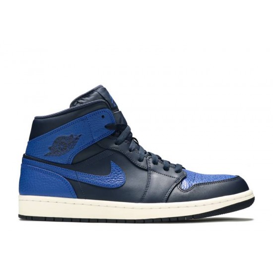 AIR JORDAN 1 RETRO MID OBSIDIAN ROYAL  554724 412