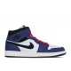 AIR JORDAN 1 RETRO MID SE DEEP ROYAL BLUE  852542 400