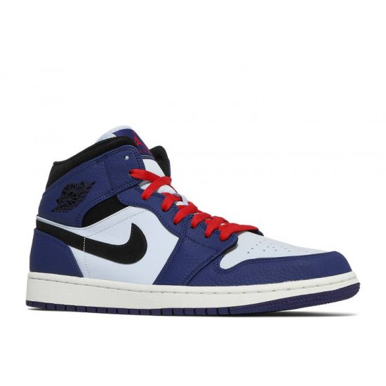 AIR JORDAN 1 RETRO MID SE DEEP ROYAL BLUE  852542 400