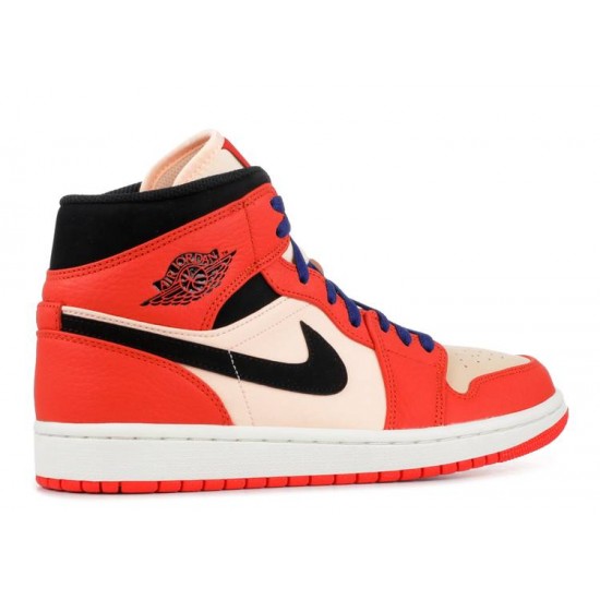 AIR JORDAN 1 RETRO MID SE TEAM ORANGE  852542 800