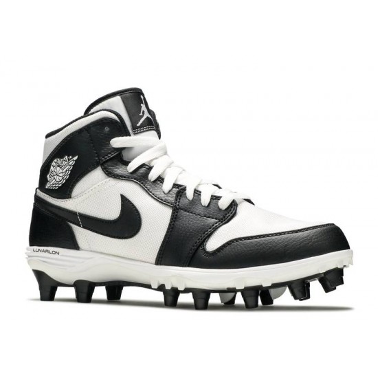 JORDAN 1 MID TD CLEAT BLACK WHITE  ar5604 100