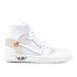 OFF WHITE X AIR JORDAN 1 RETRO HIGH OG BG WHITE 2018  aq8296 100 