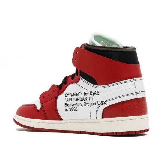 OFF WHITE X AIR JORDAN 1 RETRO HIGH OG CHICAGO  aa3834 101