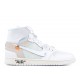 OFF WHITE X AIR JORDAN 1 RETRO HIGH OG WHITE 2018  aq0818 100