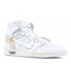 OFF WHITE X AIR JORDAN 1 RETRO HIGH OG WHITE 2018  aq0818 100