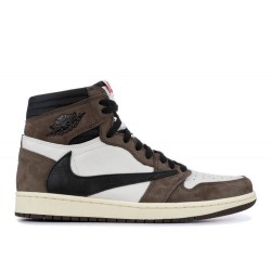 TRAVIS SCOTT X AIR JORDAN 1 RETRO HIGH OG MOCHA  cd4487 100