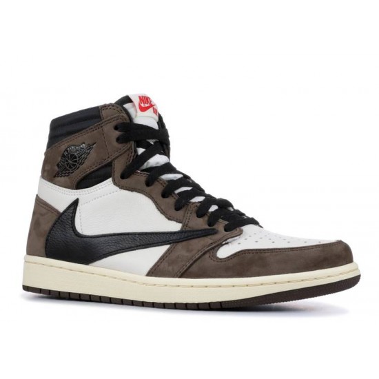 TRAVIS SCOTT X AIR JORDAN 1 RETRO HIGH OG MOCHA  cd4487 100