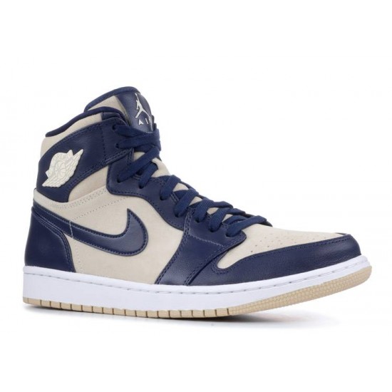 WMNS AIR JORDAN 1 HIGH NAVY CREAM  aq9131 401