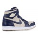 WMNS AIR JORDAN 1 HIGH NAVY CREAM  aq9131 401