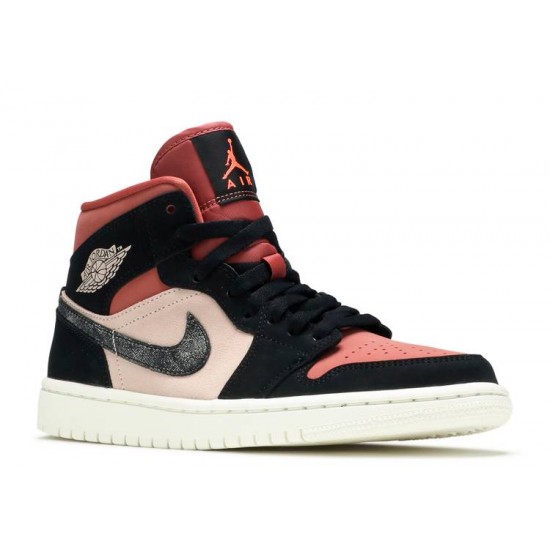 WMNS AIR JORDAN 1 MID CANYON RUST  bq6472 202