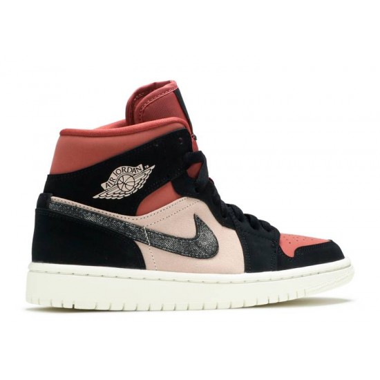 WMNS AIR JORDAN 1 MID CANYON RUST  bq6472 202