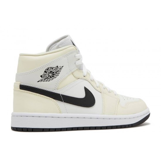 WMNS AIR JORDAN 1 MID COCONUT MILK  bq6472 121