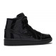 WMNS AIR JORDAN 1 MID PATENT SE TRIPLE BLACK  bq6472 002