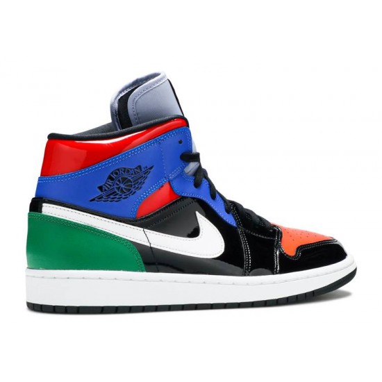 WMNS AIR JORDAN 1 MID SE MULTI PATENT  cv5276 001