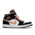 WMNS AIR JORDAN 1 MID SE PEACH MOCHA  dh0210 100