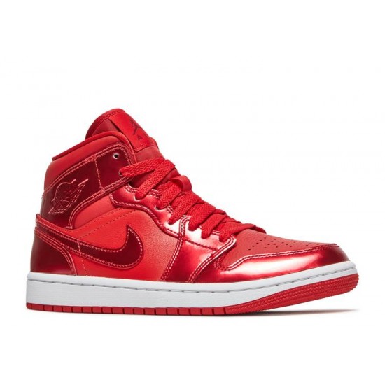 WMNS AIR JORDAN 1 MID SE UNIVERSITY RED POMEGRANATE  dh5894 600