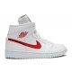 WMNS AIR JORDAN 1 MID WHITE UNIVERSITY RED  bq6472 106