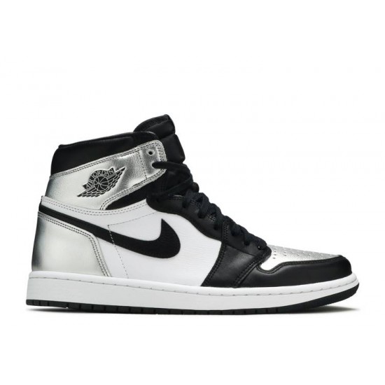 WMNS AIR JORDAN 1 RETRO HIGH OG SILVER TOE  cd0461 001