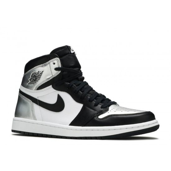 WMNS AIR JORDAN 1 RETRO HIGH OG SILVER TOE  cd0461 001