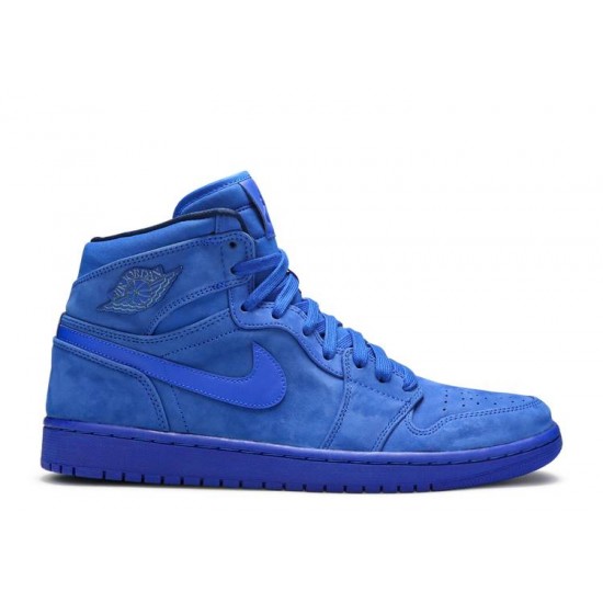 WMNS AIR JORDAN 1 RETRO HIGH PREMIUM BLUE SUEDE  ah7389 400