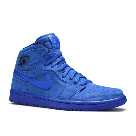 WMNS AIR JORDAN 1 RETRO HIGH PREMIUM BLUE SUEDE  ah7389 400