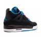 AIR JORDAN 4 RETRO GS BLACK VIVID PINK 487724 019