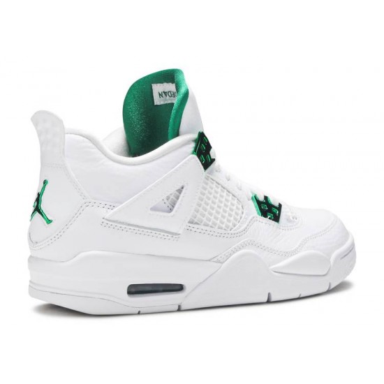 AIR JORDAN 4 RETRO GS GREEN METALLIC 408452 113