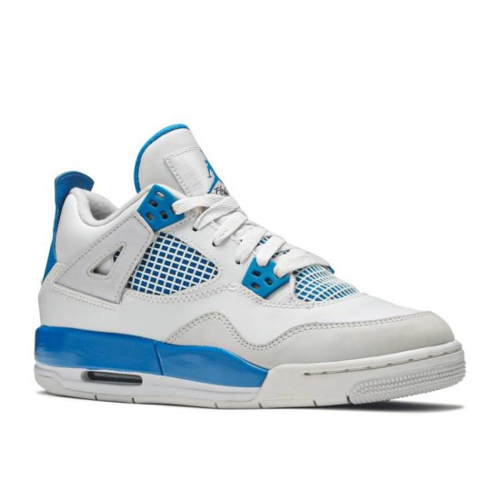 AIR JORDAN 4 RETRO GS MILITARY BLUE 2012 408452 105