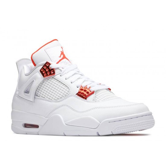 AIR JORDAN 4 RETRO GS ORANGE METALLIC 408452 118