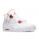 AIR JORDAN 4 RETRO GS ORANGE METALLIC 408452 118