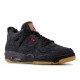 LEVIS X AIR JORDAN 4 RETRO GS BLACK DENIM aq9103 001