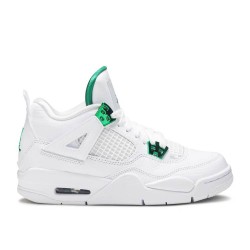 AIR JORDAN 4 RETRO GS GREEN METALLIC 408452 113