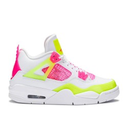 AIR JORDAN 4 RETRO GS LEMON VENOM cv7808 100