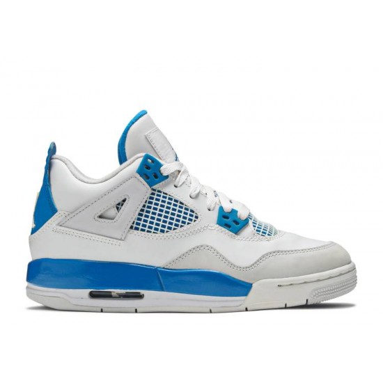 AIR JORDAN 4 RETRO GS MILITARY BLUE 2012 408452 105