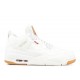 LEVIS X AIR JORDAN 4 RETRO WHITE DENIM ao2571 100