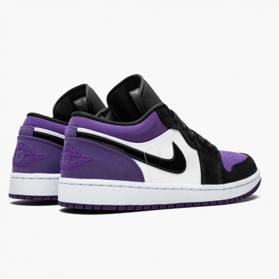 Nike Jordan 1 Low Court Purple 553558-125 AJ1 Shoes