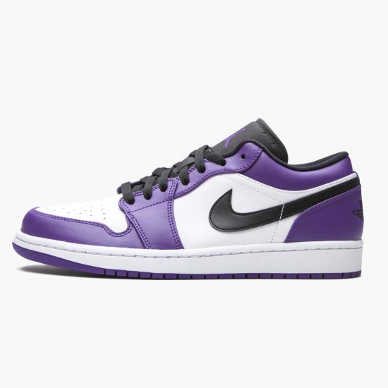 Nike Jordan 1 Retro Low Court Purple 553558-500 AJ1 Shoes