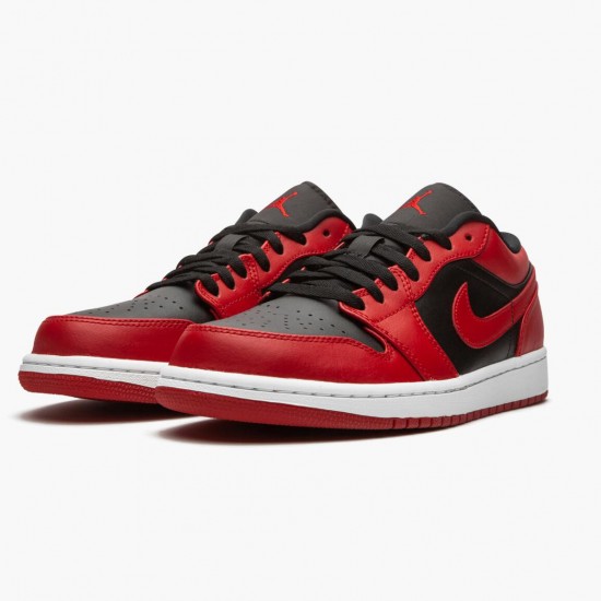 Nike Jordan 1 Retro Low Reverse Bred 553558-606 AJ1 Shoes