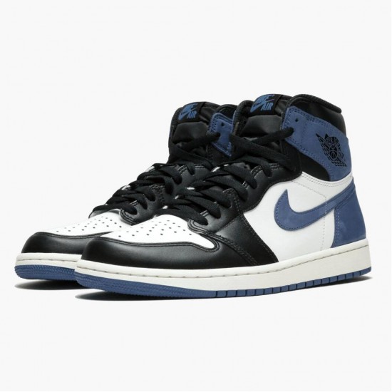 Nike Jordan 1 Retro High Blue Moon 555088-115 AJ1 Shoes