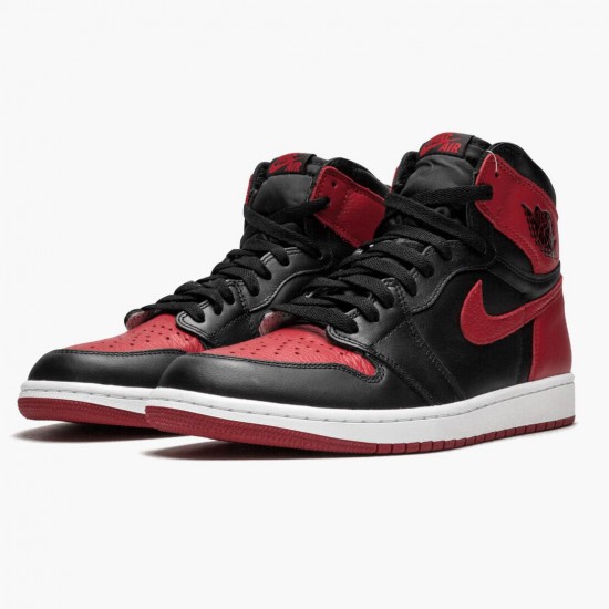 Nike Jordan 1 Retro High OG Banned Bred 555088-001 AJ1 Shoes