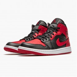 Nike Jordan 1 Mid Banned 2020 554724-074 AJ1 Shoes