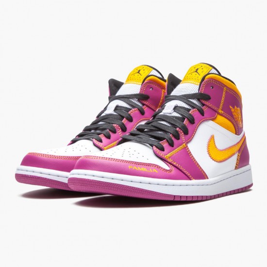 Nike Jordan 1 Mid Dia de los Muertos DC0350-100 AJ1 Shoes