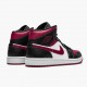 Nike Jordan 1 Mid Bred Toe 554724-066 AJ1 Shoes