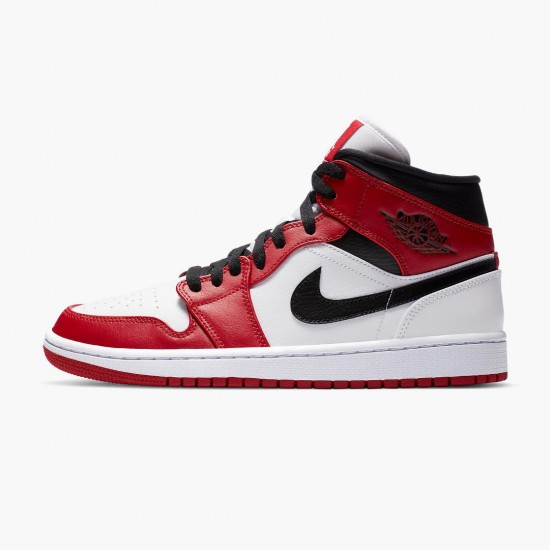 Nike Jordan 1 Mid Chicago 2020 554724-173 AJ1 Shoes