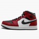 Nike Jordan 1 Mid Chicago Black Toe 554724-069 AJ1 Shoes