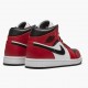 Nike Jordan 1 Mid Chicago Black Toe 554724-069 AJ1 Shoes